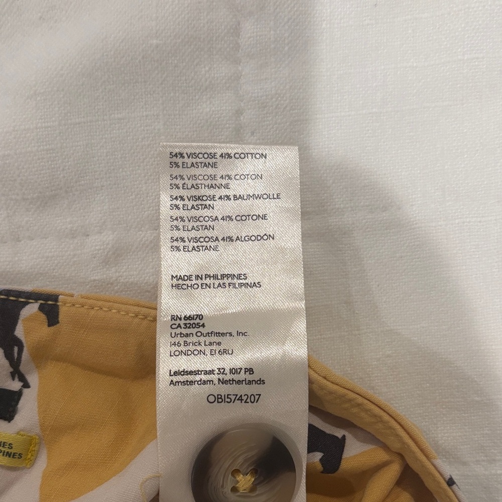 Maeve Colette Yellow Horse/Equestrian Print Pants - Picture 5 of 5